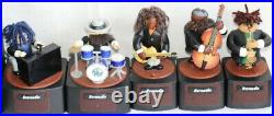 Rhythm Jam Band Motion Music 5 Figurines Collectible Play 20 Songs Box Remote