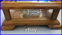 Romance By Reuge Wooden Glass Music Box Waltz By The Flowers 36 Note San Fran