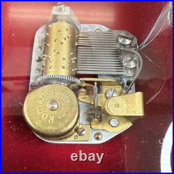 Romance Reuge Jewelry Music Box Switzerland The Magic Flute With Key