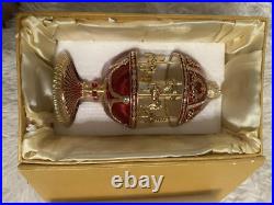 Romanov Musical Carousel Music Box Faberge Cut
