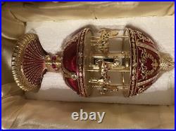 Romanov Musical Carousel Music Box Faberge Cut