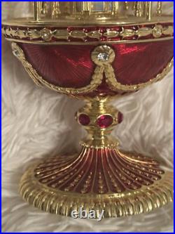 Romanov Musical Carousel Music Box Faberge Cut