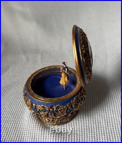 Romeo & Juliet San Francisco Music Box Company Hinged Trinket Music Box Rare
