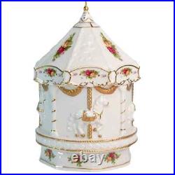 Royal Albert Old Country Roses Carousel Musical Sleeping Beauty Very RARE Royal Albert Old Country Roses Carousel Musical Sleeping Beauty Very RARE
