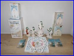 Royal Doulton Snowman Collection Rare Pieces DS 2, DS 4, DS 5, DS 22, & 2ndPlate