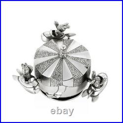 Royal Selangor Bunnies Day Out Collection Pewter Jet Rocket Musical Carousel