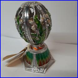 Rue Moliere Jeweled Egg Music Box Eine kleine Nachtmusik Mozart Inner Dragonfly Rue Moliere Jeweled Egg Music Box Eine kleine Nachtmusik Mozart Inner Dragonfly