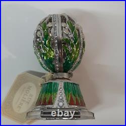 Rue Moliere Jeweled Egg Music Box Eine kleine Nachtmusik Mozart Inner Dragonfly Rue Moliere Jeweled Egg Music Box Eine kleine Nachtmusik Mozart Inner Dragonfly