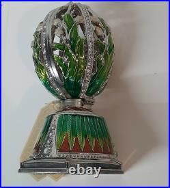 Rue Moliere Jeweled Egg Music Box Eine kleine Nachtmusik Mozart Inner Dragonfly Rue Moliere Jeweled Egg Music Box Eine kleine Nachtmusik Mozart Inner Dragonfly