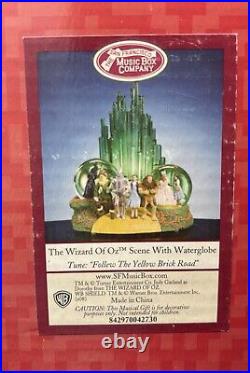 S. F Music Box Company Wizard of Oz Follow The Yellow Brick Road Musical Globe