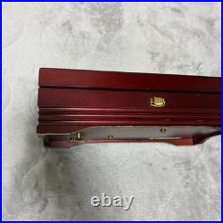 SANKYO ORPHEUS 50-Note Music Box EX208 Wine Red Edelweiss & Hymne à l'amour