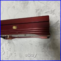 SANKYO ORPHEUS 50-Note Music Box EX208 Wine Red Edelweiss & Hymne à l'amour