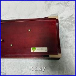 SANKYO ORPHEUS 50-Note Music Box EX208 Wine Red Edelweiss & Hymne à l'amour