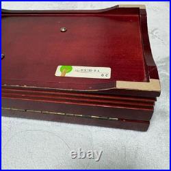 SANKYO ORPHEUS 50-Note Music Box EX208 Wine Red Edelweiss & Hymne à l'amour