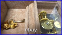 SPLENDID ITALIAN MUSIC BOX Inlaid Wood-Glossy Butterfly-Barcarolle NEW