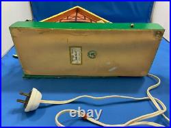 STEINBACH Music Box Christmas Nativity Light Carved Wood THORENS Germany Vintage