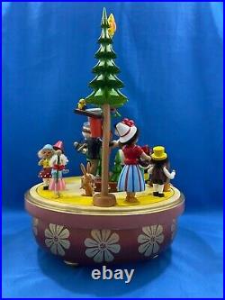 STEINBACH Music Box Happy Spring Festival Carved Wood REUGE Germany