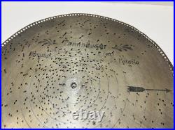 STELLA MUSIC BOX 15 1/2 DISC Lot x 12 vintage antique metal TRILBY Two Step