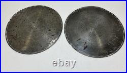 STELLA MUSIC BOX 15 1/2 DISC Lot x 12 vintage antique metal TRILBY Two Step