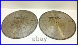 STELLA MUSIC BOX 15 1/2 DISC Lot x 13 vintage antique metal Babes in Toyland