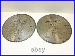 STELLA MUSIC BOX 15 1/2 DISC Lot x 13 vintage antique metal Babes in Toyland