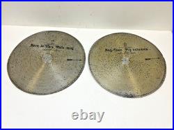 STELLA MUSIC BOX 15 1/2 DISC Lot x 13 vintage antique metal Babes in Toyland