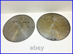 STELLA MUSIC BOX 15 1/2 DISC Lot x 13 vintage antique metal Babes in Toyland