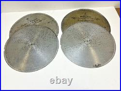 STELLA MUSIC BOX 15 1/2 DISC Lot x 13 vintage antique metal Babes in Toyland