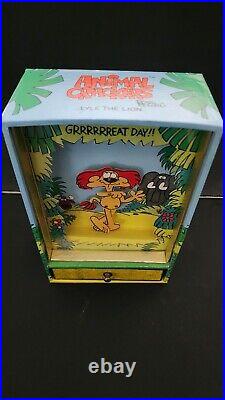 STILL WORKS! American Greetings Lyle the Lion Animal Crackers Music Box Bollen