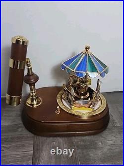 San Francisco Music Box Carousel With Kaleidoscope HTF Pretty Needs Work READ