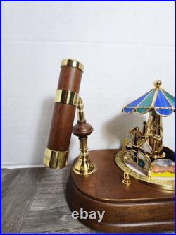San Francisco Music Box Carousel With Kaleidoscope HTF Pretty Needs Work READ