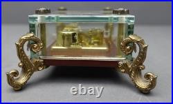 San Francisco Music Box Co. Vtg Rouge Crystal Music Box Romance Swiss Made San Francisco Music Box Co. Vtg Rouge Crystal Music Box Romance Swiss Made