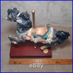 San Francisco Music Box Co Western Legends Collection 13.5 Carousel Horse 1993