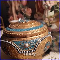 San Francisco Music Box Company Anastasia Alexandra & Nicholas Trinket Box