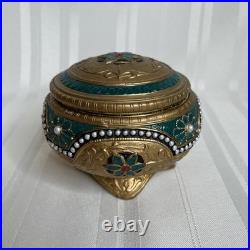 San Francisco Music Box Company Anastasia Alexandra and Nicholas Hinged Trinket