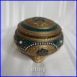 San Francisco Music Box Company Anastasia Alexandra and Nicholas Hinged Trinket