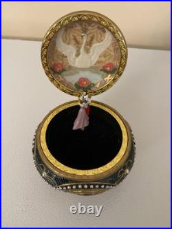 San Francisco Music Box Company Anastasia Alexandra and Nicholas Hinged Trinket