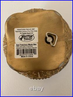 San Francisco Music Box Company Anastasia Alexandra and Nicholas Hinged Trinket