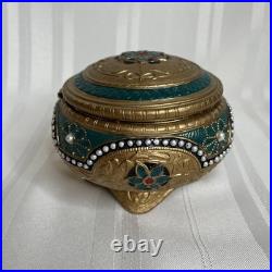 San Francisco Music Box Company Anastasia Alexandra and Nicholas Hinged Trinket