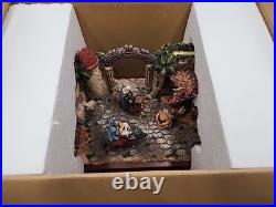 San Francisco Music Box Company Bethlehem Nativity Scene in Box Lights Up
