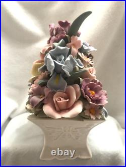 San Francisco Music Box Company Gorgeous Anna Rosa Spring Bouquet Vintage