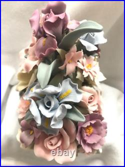 San Francisco Music Box Company Gorgeous Anna Rosa Spring Bouquet Vintage