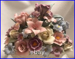 San Francisco Music Box Company Gorgeous Anna Rosa Spring Bouquet Vintage