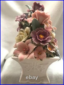 San Francisco Music Box Company Gorgeous Anna Rosa Spring Bouquet Vintage