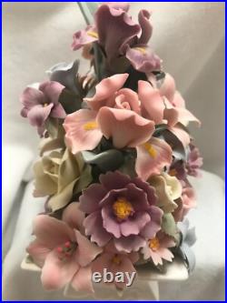 San Francisco Music Box Company Gorgeous Anna Rosa Spring Bouquet Vintage