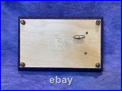 San Francisco Music Box Company Purple Wooden Jewelry Music Box Made In Italy