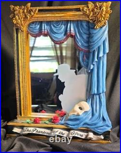 San Francisco Music Box Phantom Of The Opera Musical Mirror Silhouette Figure