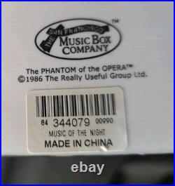 San Francisco Music Box Phantom Of The Opera Musical Mirror Silhouette Figure
