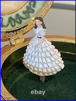 San Francisco Music Box Set Gone With The Wind Scarlett O'Hara & Rhett Butler