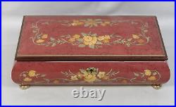 San Francisco Music Box Sorrento Italy Wood Inlay Marquetry Jewelry Box Reuge